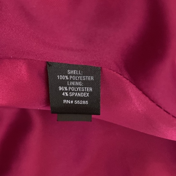 NWT Express Magenta Strapless Dress, Size 8 - Picture 11 of 11